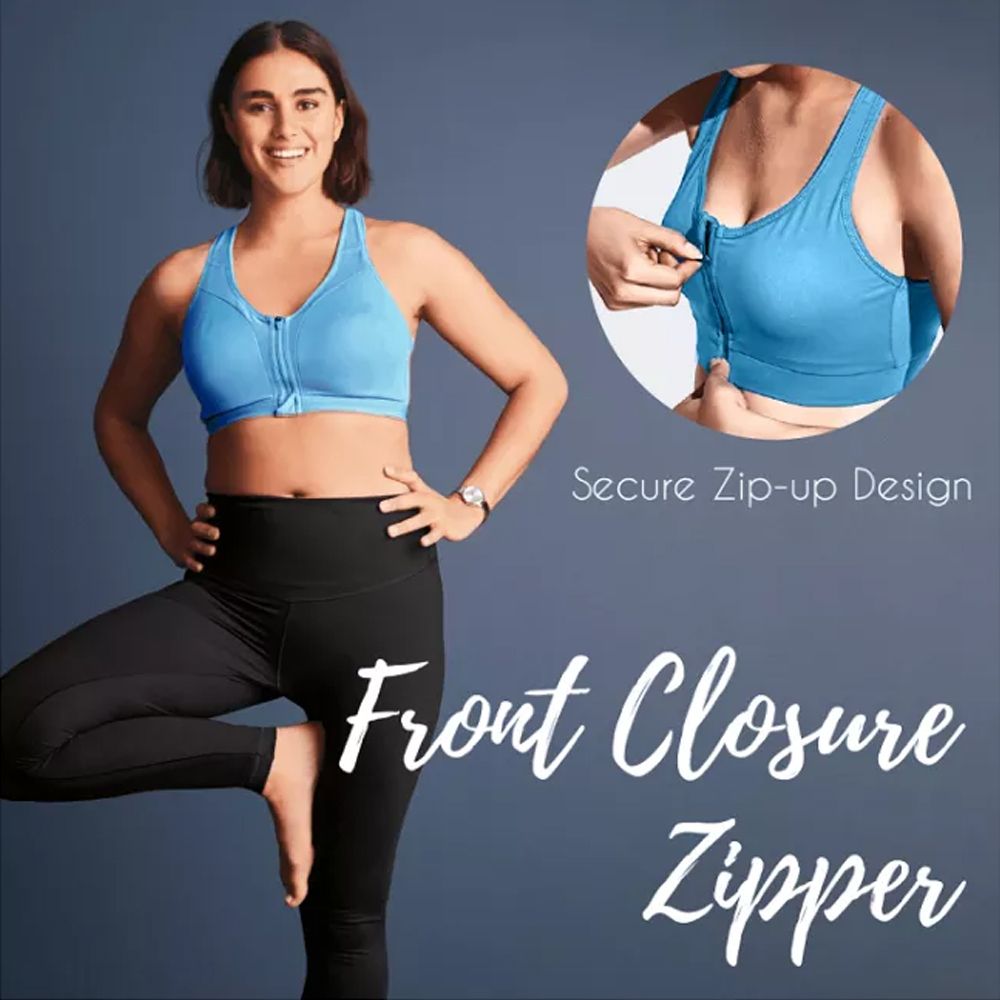 Macymars™ Front Zip Sports Bra
