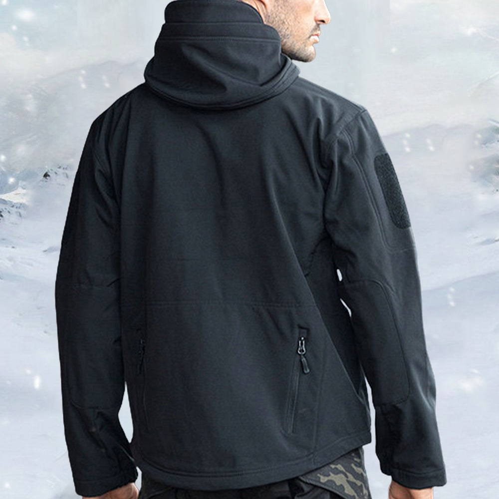 Macymars™ Men's Tactical Hooded Softshell Military Jacket Coat