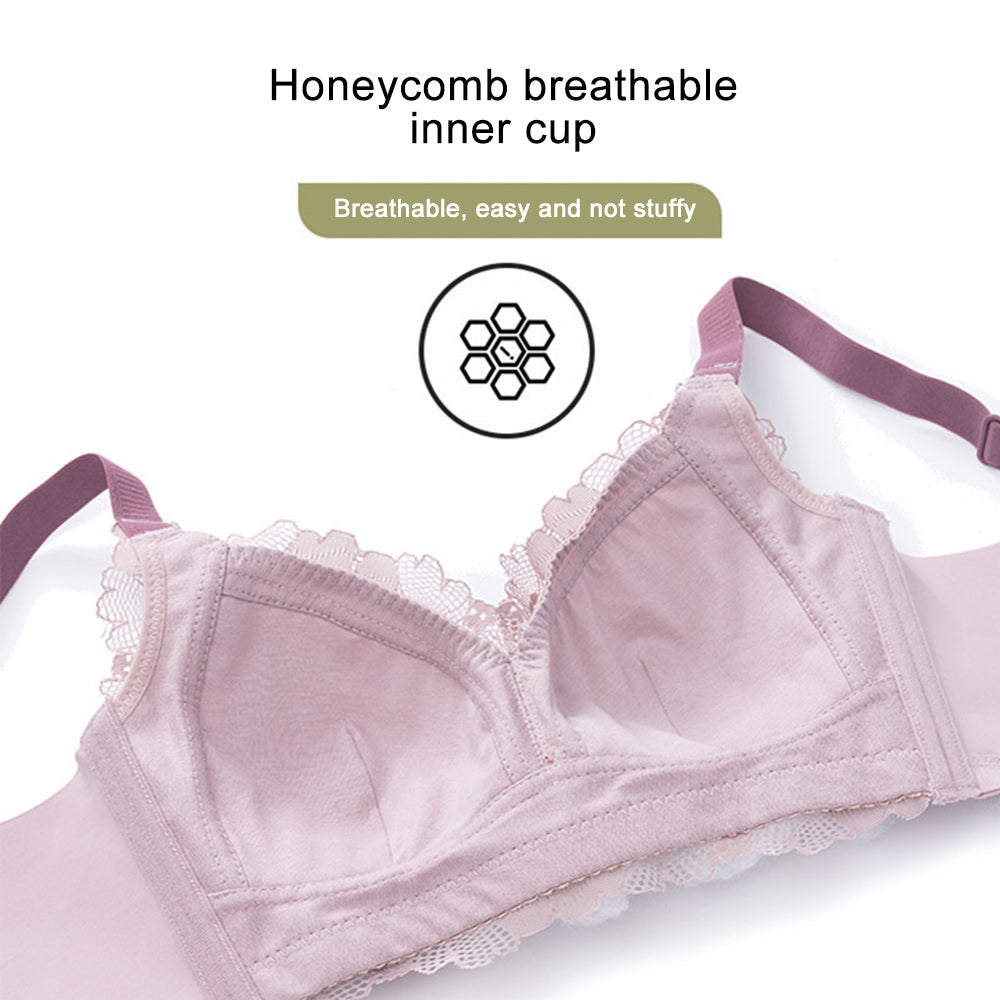 Macymars™ Women's Plus Size Lace Bow Push Up Bra