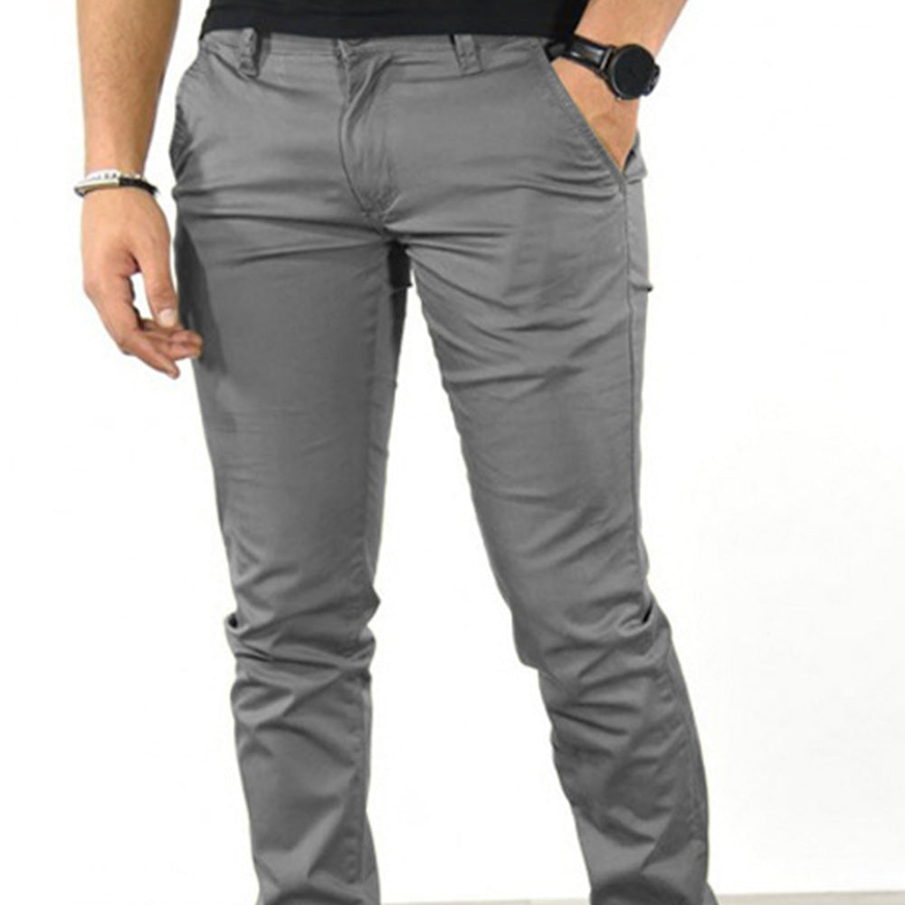 Macymars™ Men's Solid Color Slim Pants