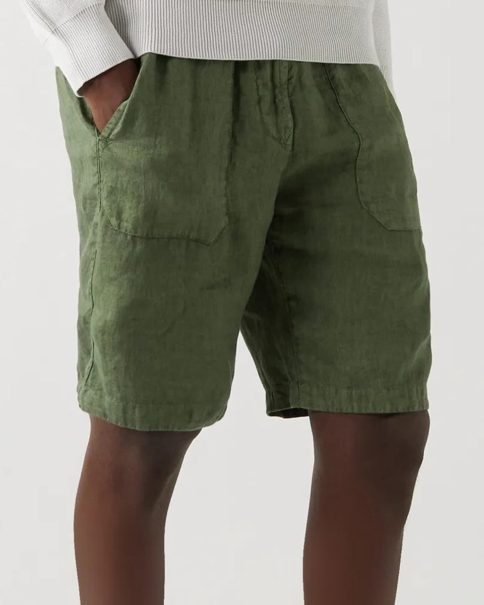 Macymars™ Men's Linen Straight Shorts