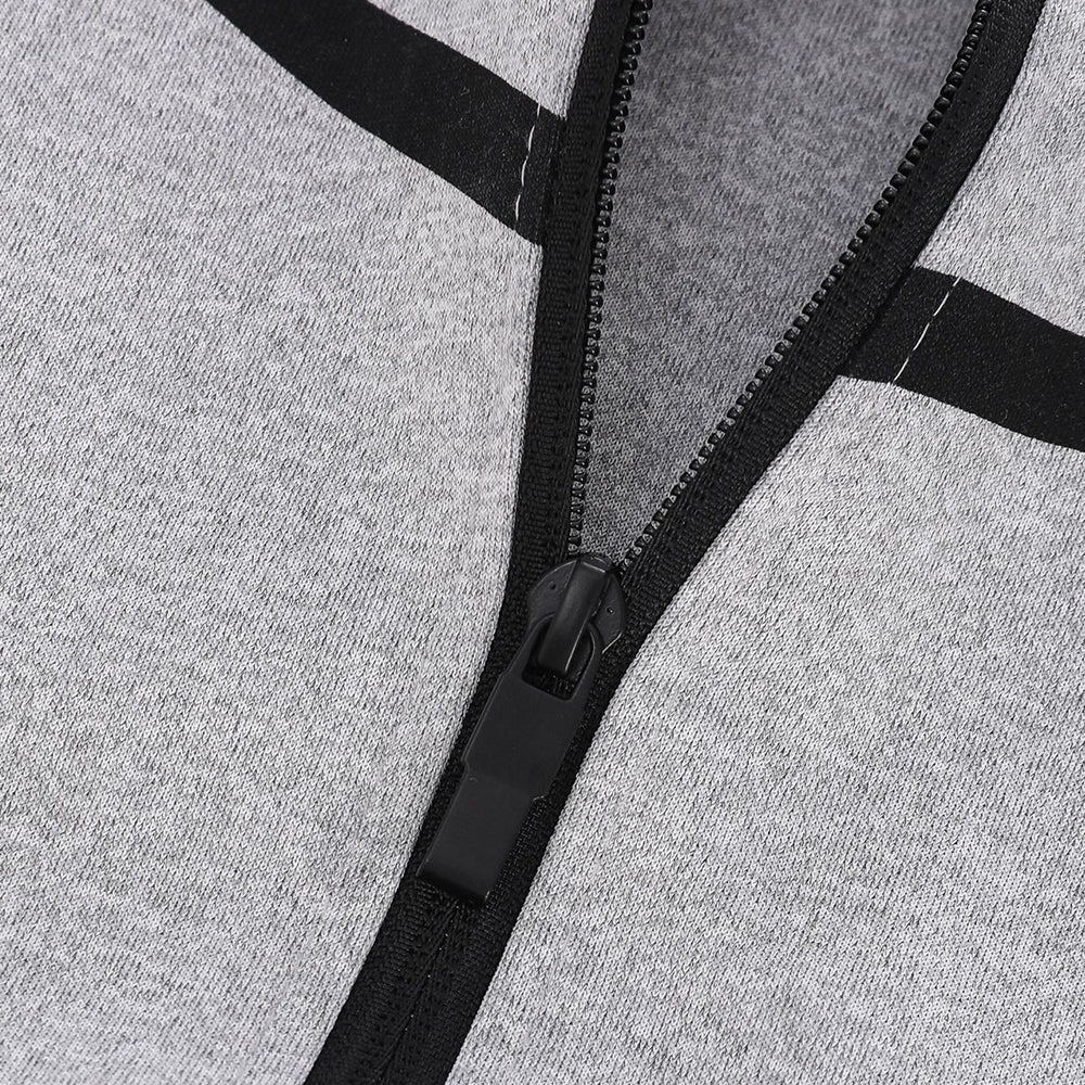 Macymars™ Men's Stand-up Collar Zipper Top Pants Set