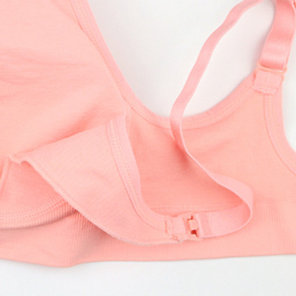 Macymars™ Wireless Front Buckle Seamless Large Size Bra