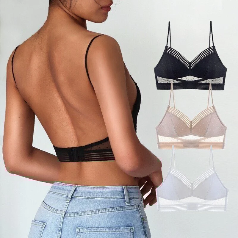 Macymars™ Low Back Wireless Lifting Lace Bra