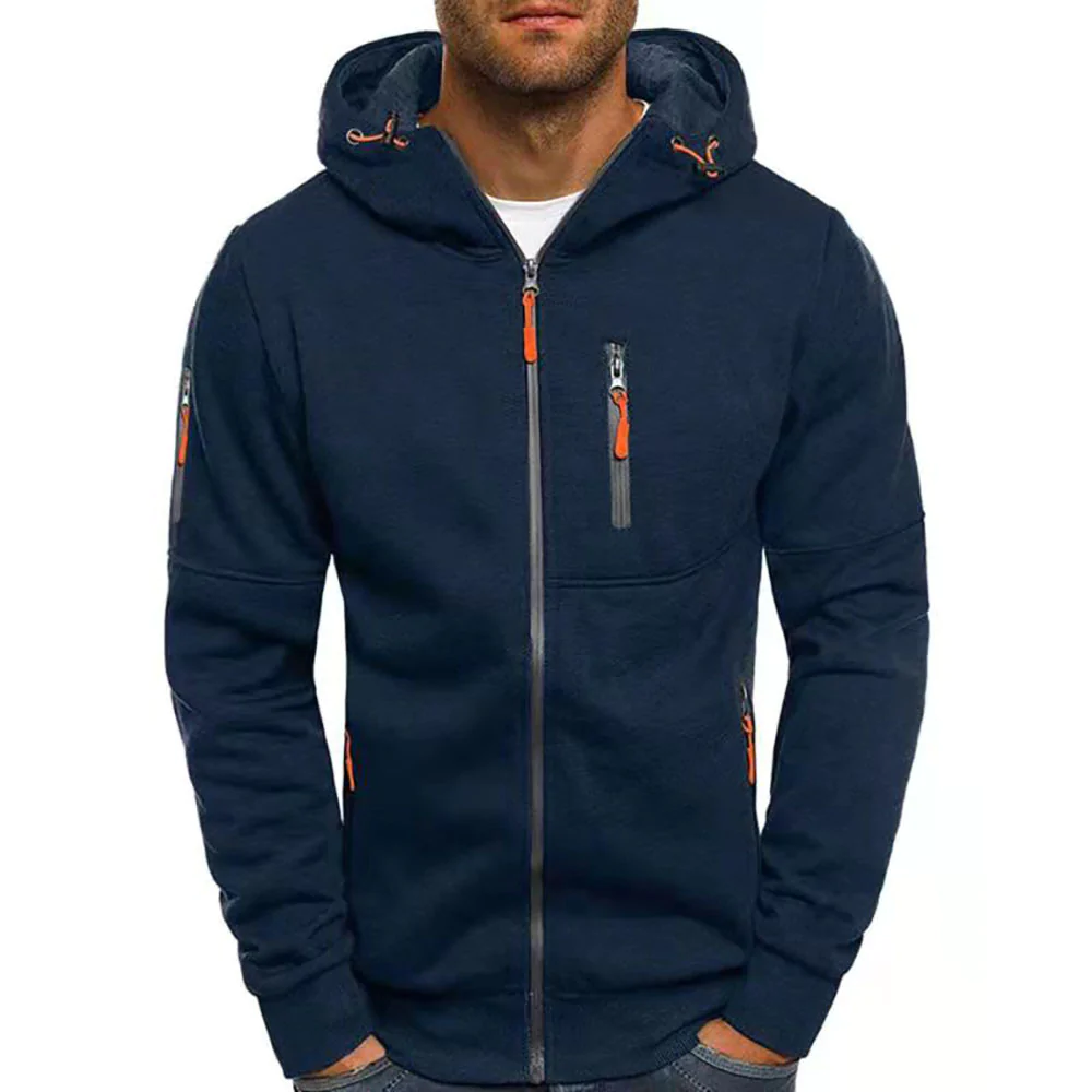 Macymars™ Men's Zipper Hooded Cardigan Sweatshirt Jacket