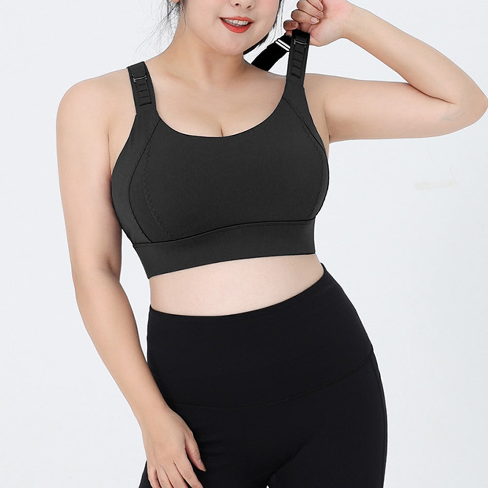 Macymars™ Adjustable Shoulder Straps Shockproof Sports Bra