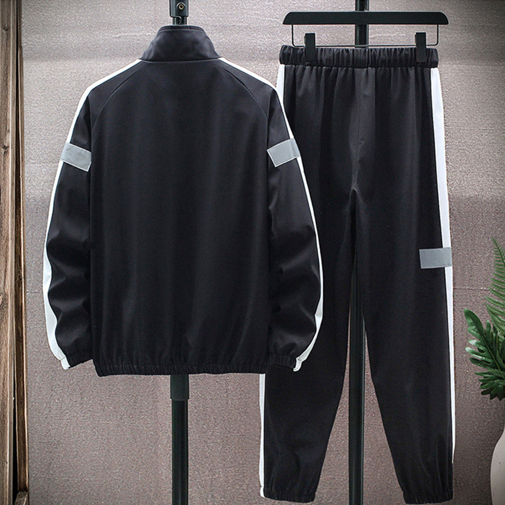 Macymars™ Men's Spring and Autumn Zipper Jacket Pants Sports Two-piece Set
