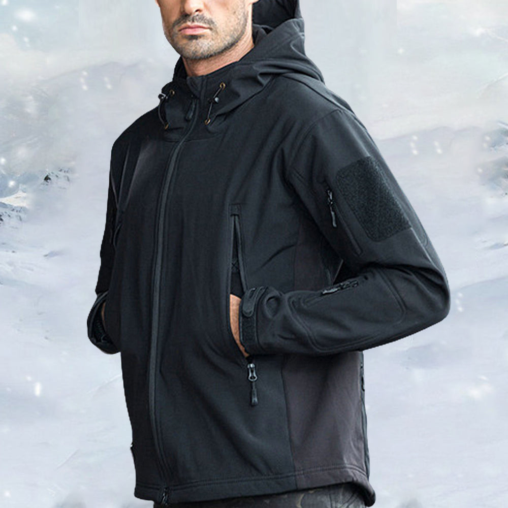 Macymars™ Men's Tactical Hooded Softshell Military Jacket Coat