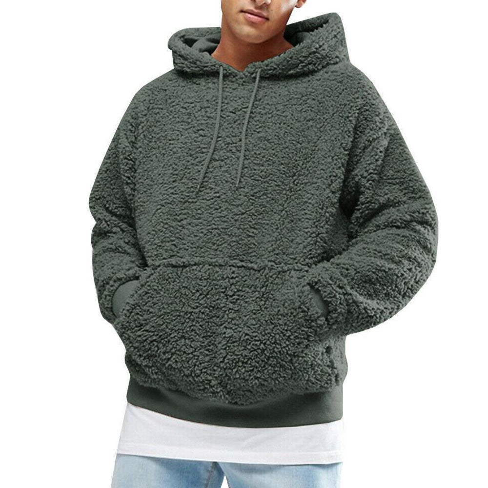 Macymars™ Men's Autumn and Winter Plush Hooded Sweater