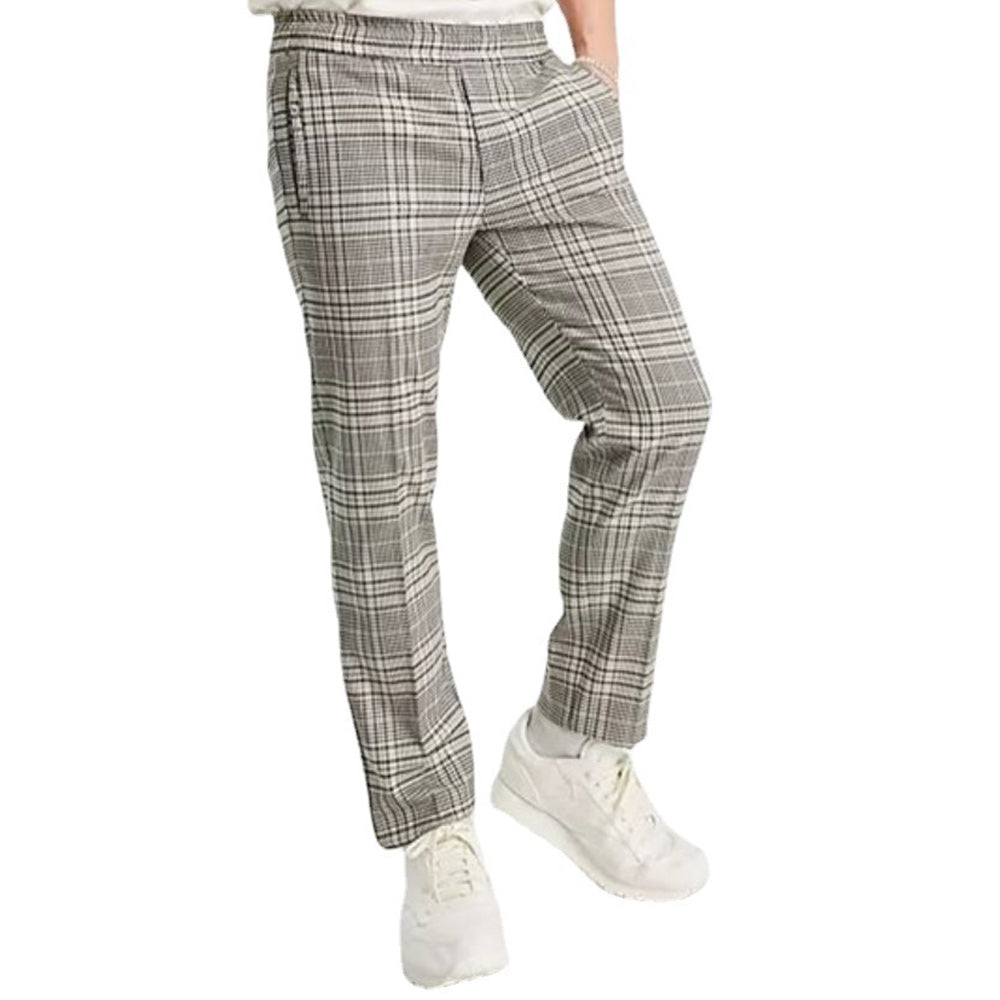 Macymars™ Men's Plaid Straight Leg Chinos