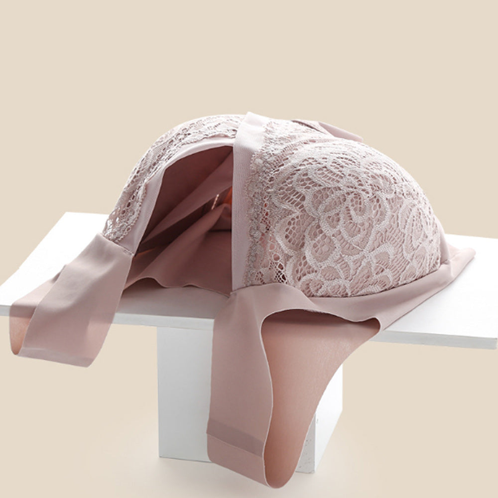 Macymars™ Lace Crossover Seamless One Piece Bra