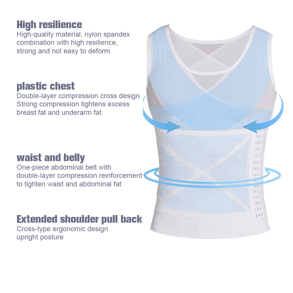 Macymars™ Men's Slimming Body Shaperwear Vest Shirt