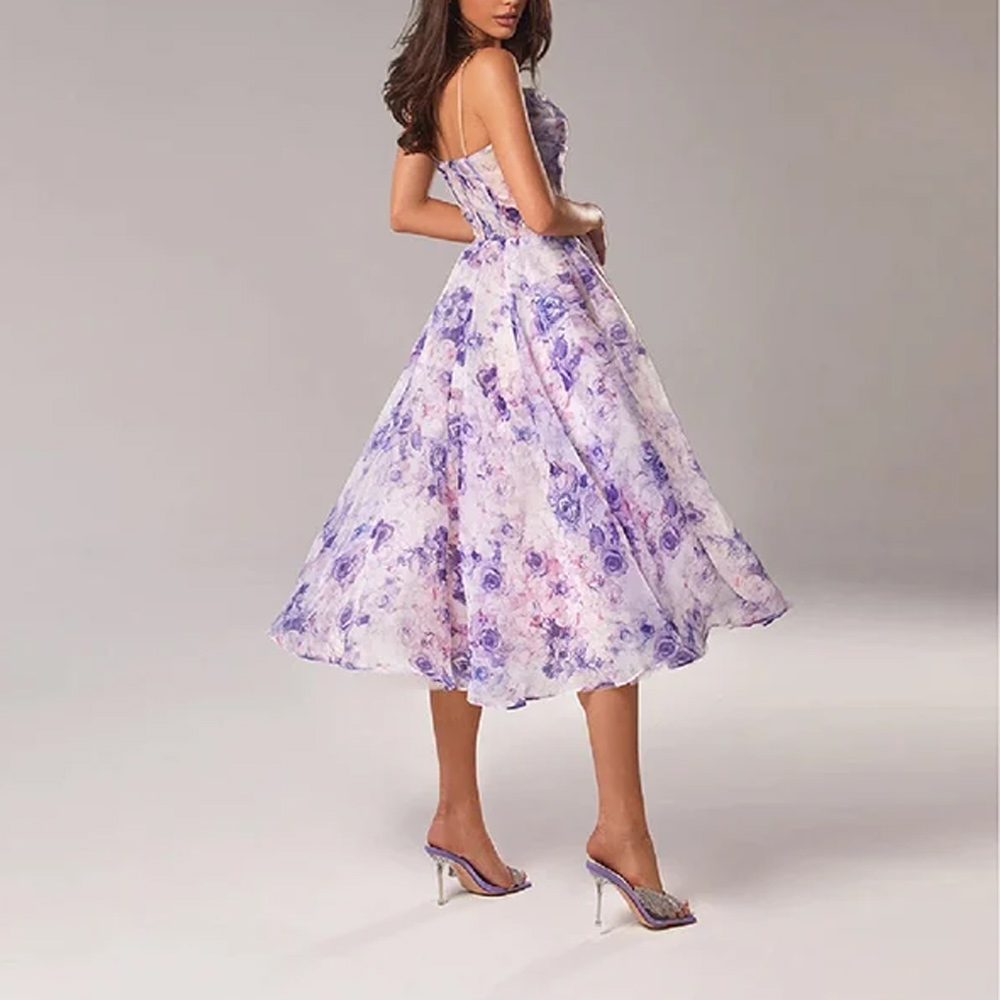 Macymars™ Summer New Sexy Tube Top Sleeveless Print Big Swing All-match Cool Dress