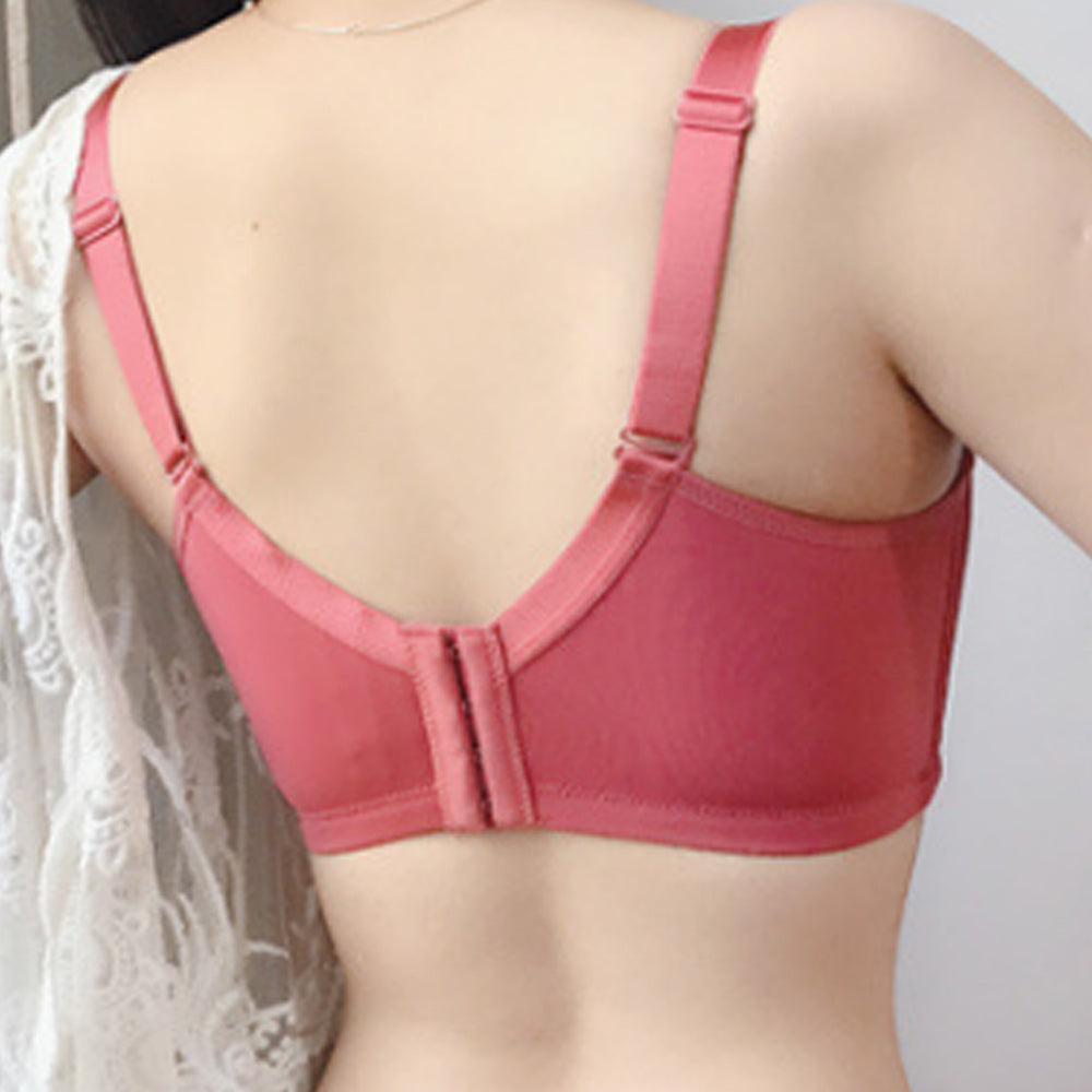 Macymars™ Striped Mesh Crossover Seamless Bra