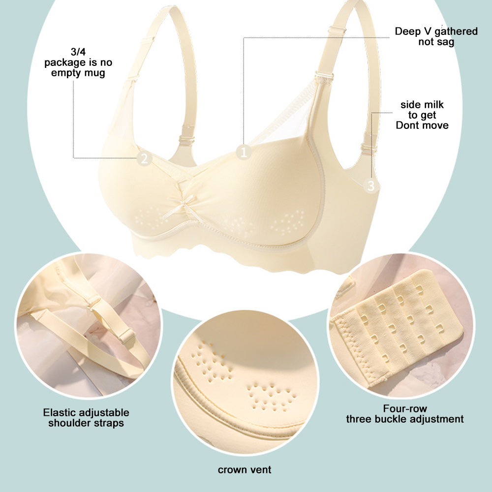 Macymars™ Women's Seamless Ultra Thin Mesh Breathable Push Up Bra