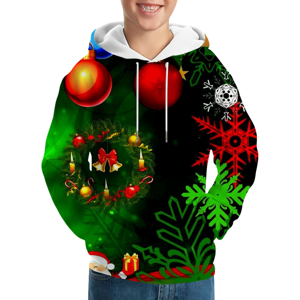 Macymars™ Christmas 3D print hooded sweatshirt