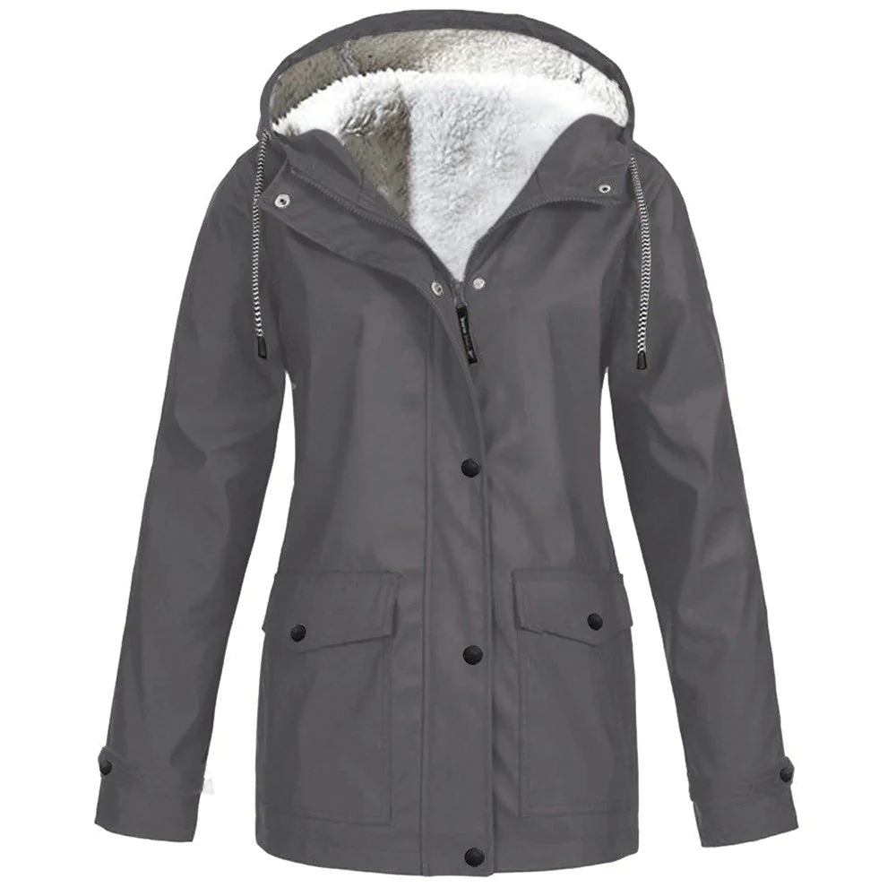 Macymars™ Women's Hooded Padded Windbreaker Jacket