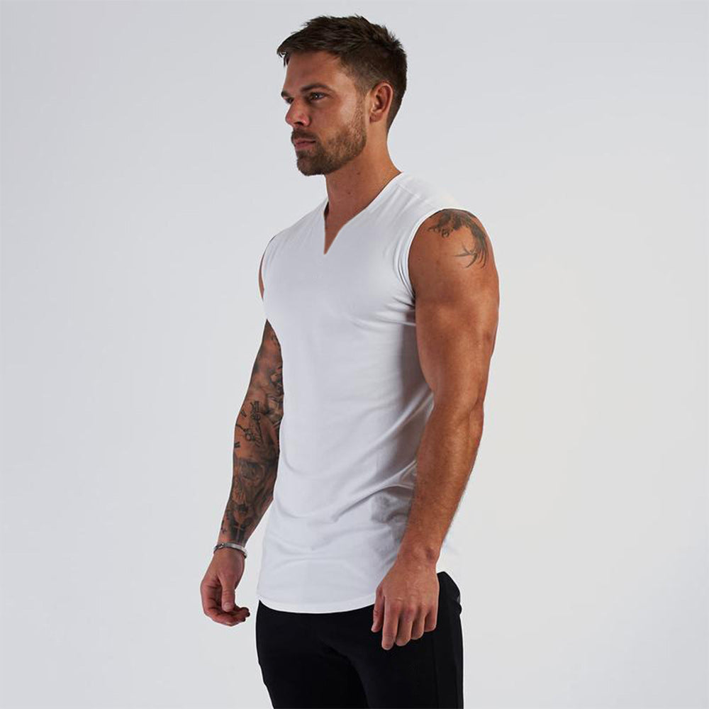 Macymars™ Men's V-Neck Sleeveless Sports Tank Top