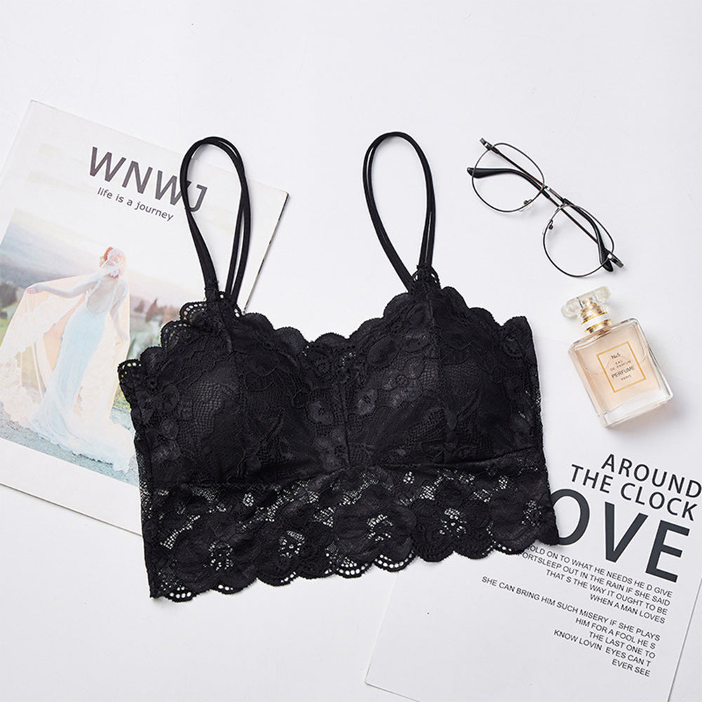 Macymars™ Women's Lace Camisole Bra with Removable Pads