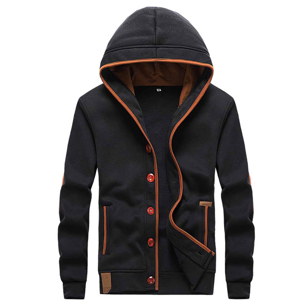 Macymars™ Men's Casual Button Hooded Sweater Jacket