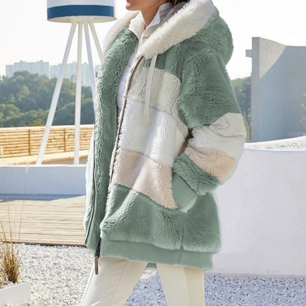 Macymars™ Women's Winter Hooded Thicken Fleece Jacket Coat