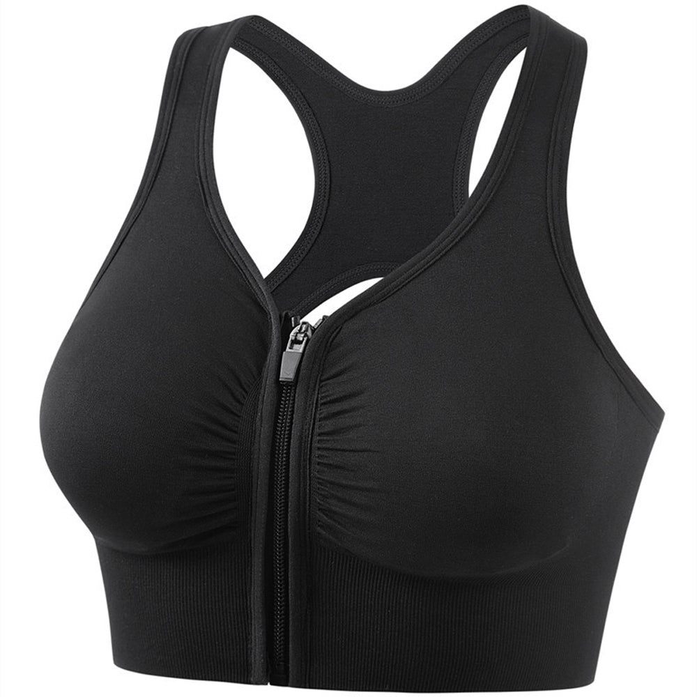 Macymars™ Yoga Beauty Back Zip Sports Bra