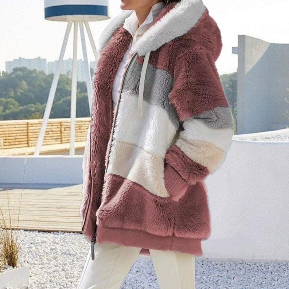 Macymars™ Women's Winter Hooded Thicken Fleece Jacket Coat