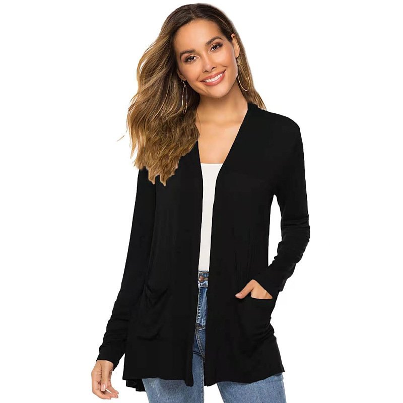 Macymars™ 2022 New Women's Casual Lightweight Open Front Long Sleeve Cardigans