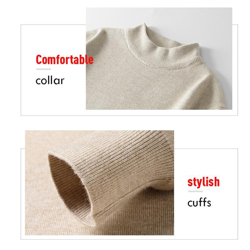 Macymars™ Men's Half Turtleneck Sweater