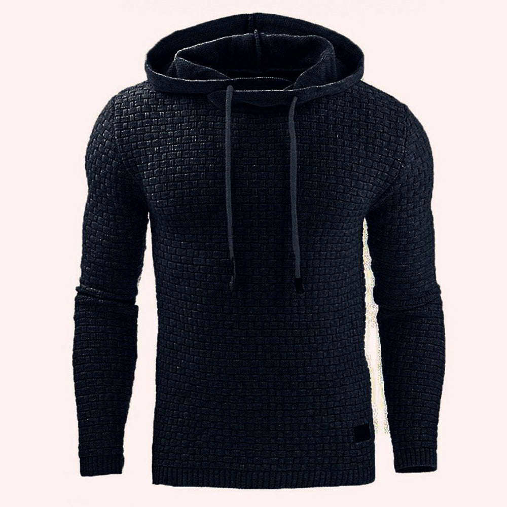 Macymars™ Men's Jacquard Long Sleeve Hoodie