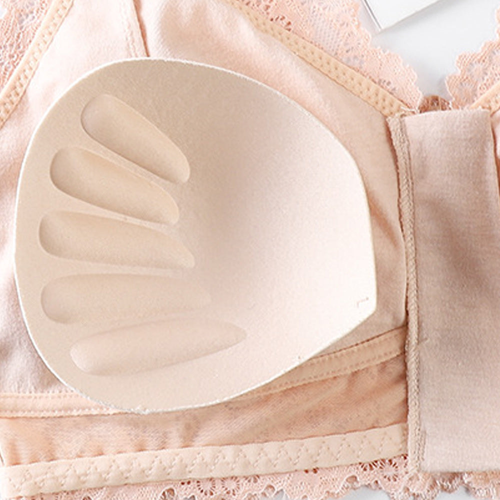 Macymars™ Women Lace Zip Front Closure Beauty Back Bra