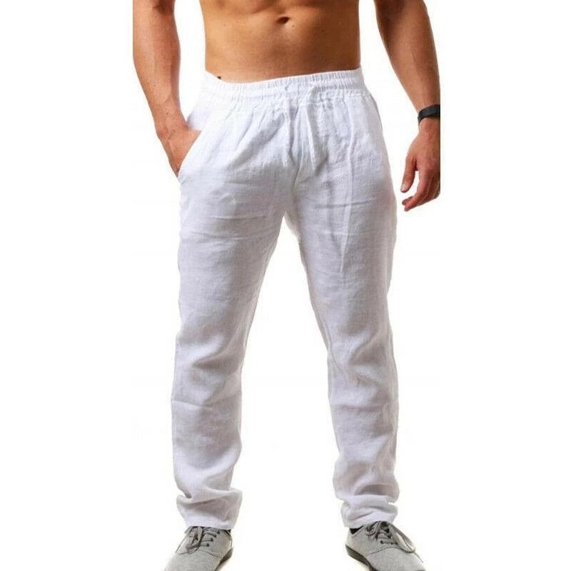 Macymars™ Men's Casual Drawstring Loose Cotton Linen Pants