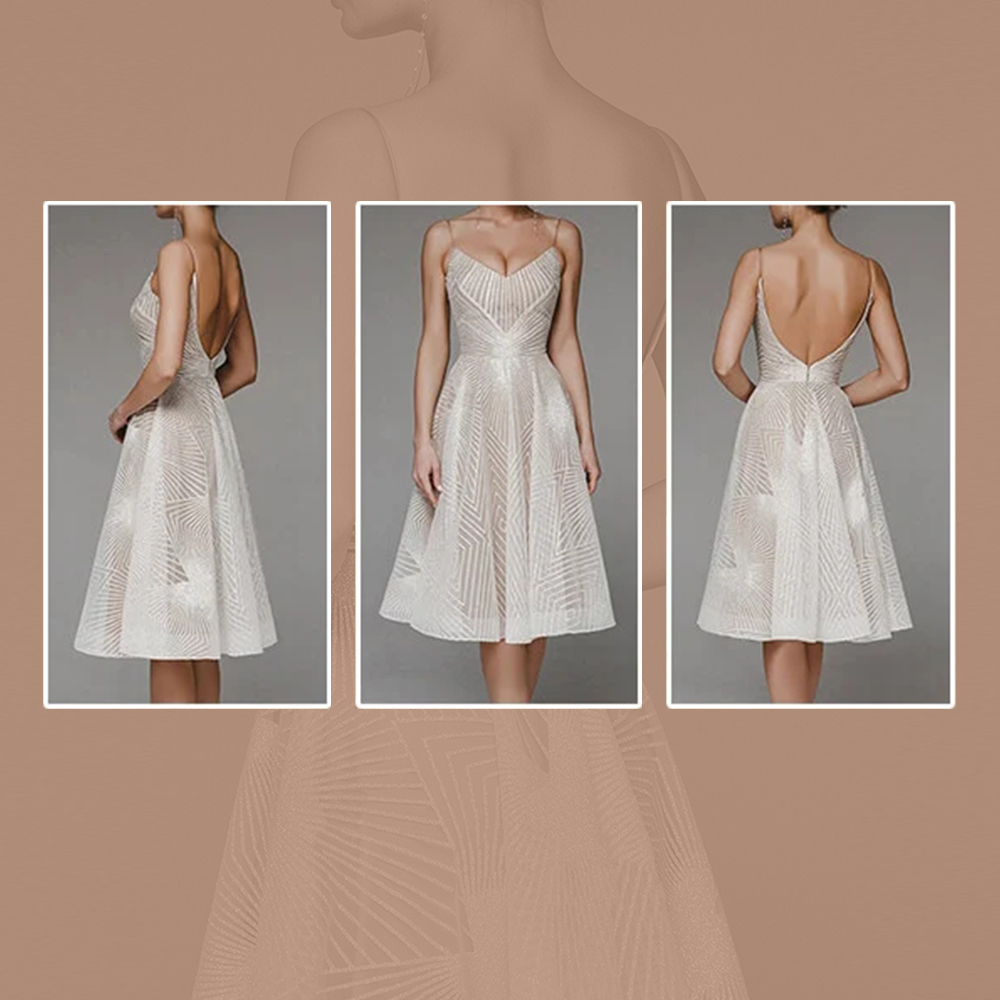 Macymars™ Sexy Temperament Sling Embroidered Sleeveless Long Dress Elegant Dress