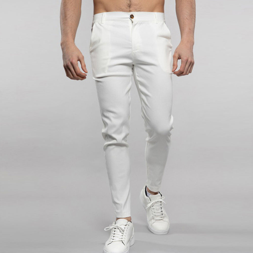 Macymars™ Men's Solid Color Classic Casual Slim Fit Pants