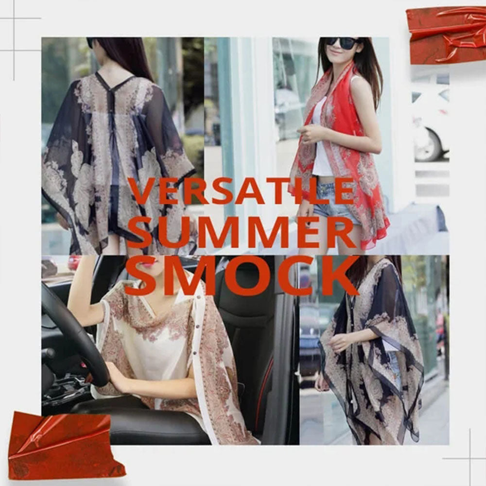 Macymars™ Versatile Sun Protection Chiffon Shawl