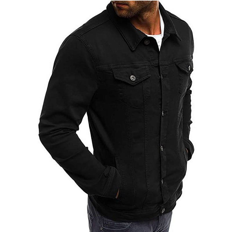 Macymars™ Men's Casual Classic Denim Trucker Jacket Slim Fit Fashion Jean Coat