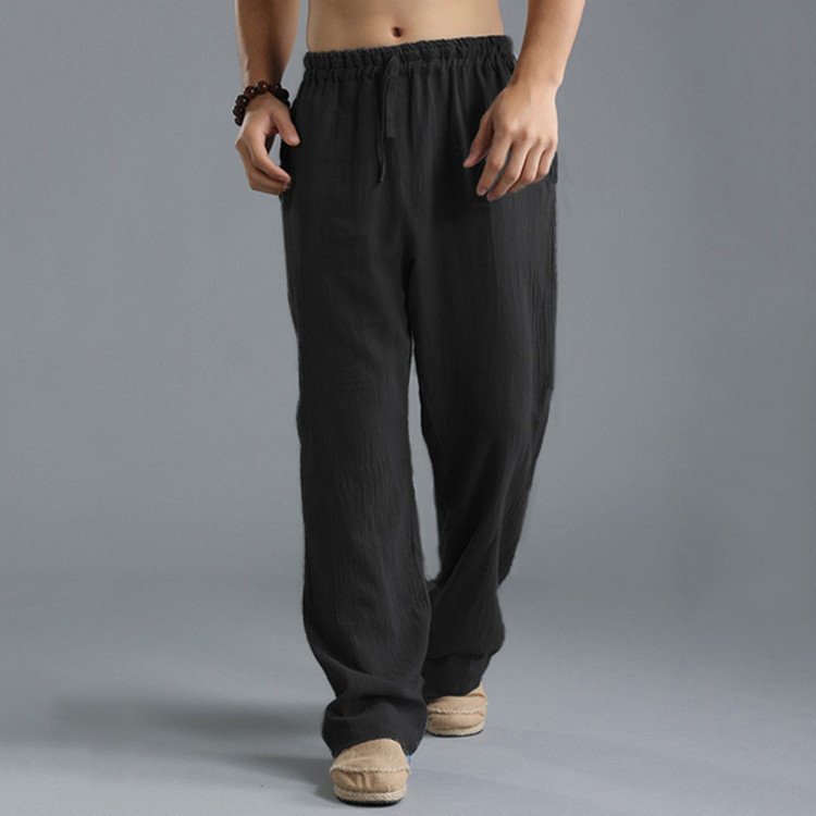 Macymars™ Men's Cotton Linen Casual Drawstring Breathable Pants