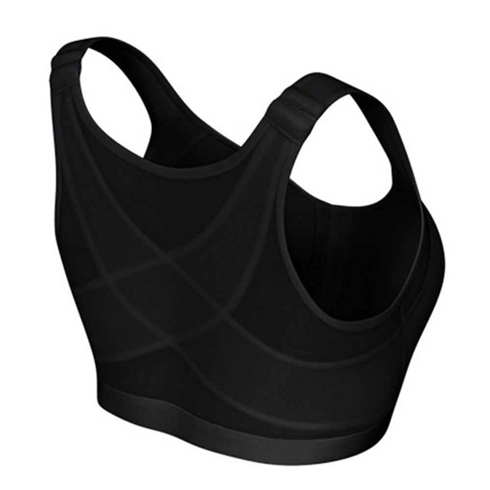 Macymars™ Women's Front Closure Sports Correction Bra Without Steel Rings Without Chest Pad