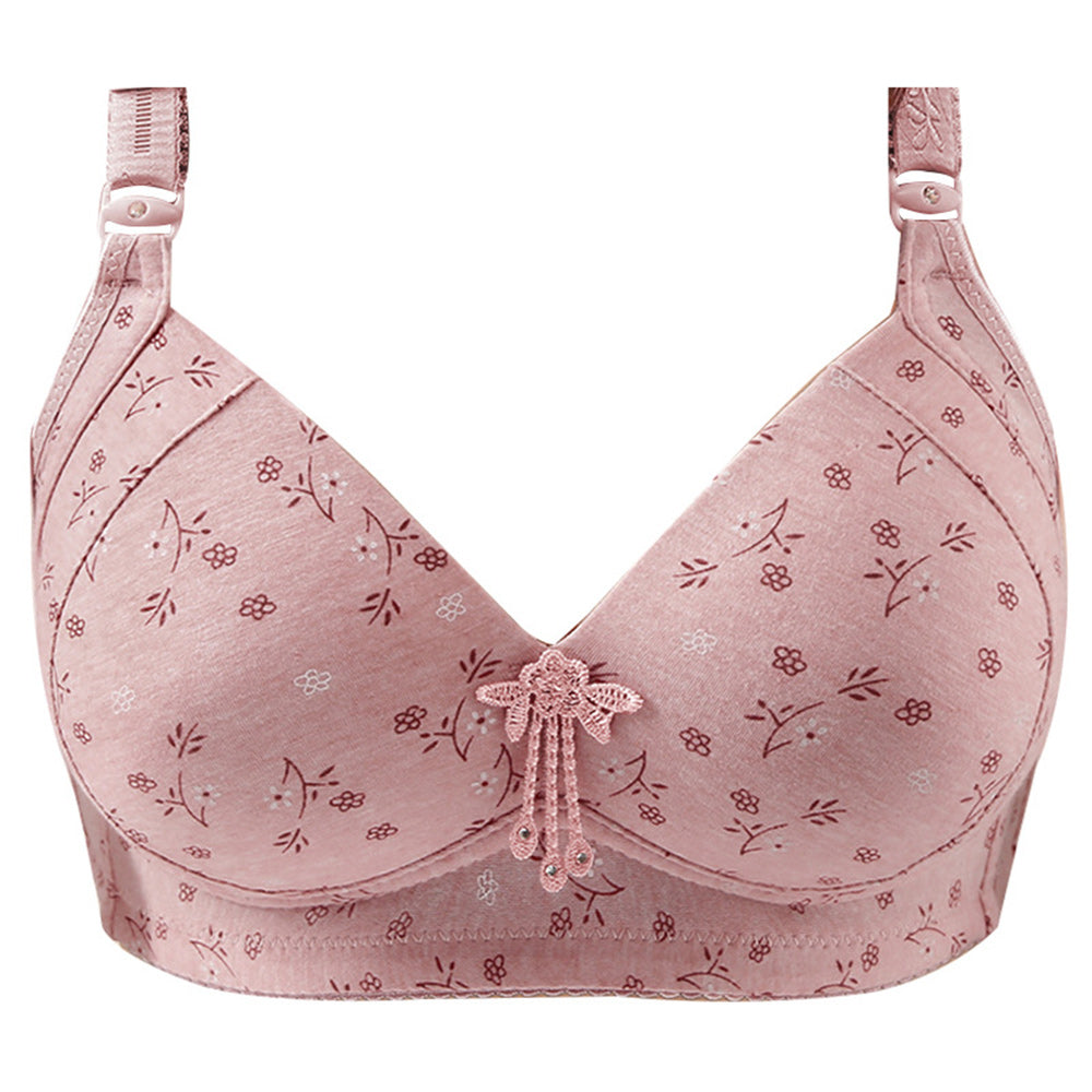 Macymars™ Women's Floral Cotton Thin Push Up Bra