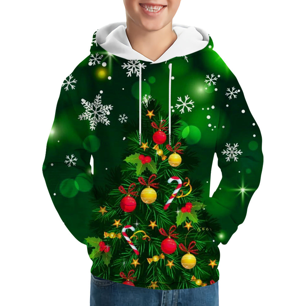 Macymars™ Christmas 3D print hooded sweatshirt