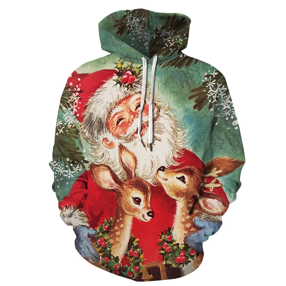 Macymars™ Men's 3D Christmas Print Hoodie