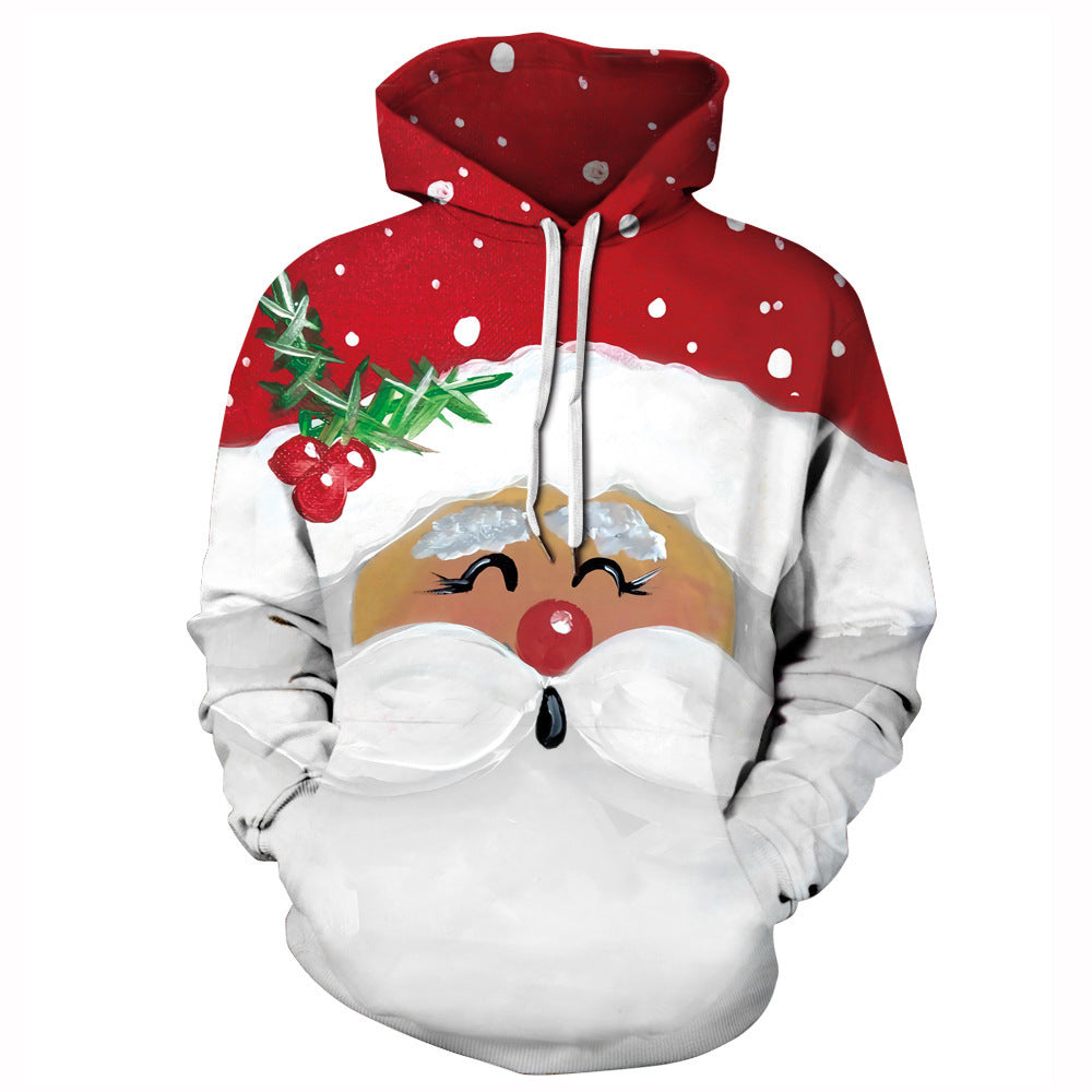 Macymars™ Men's 3D Christmas Print Hoodie