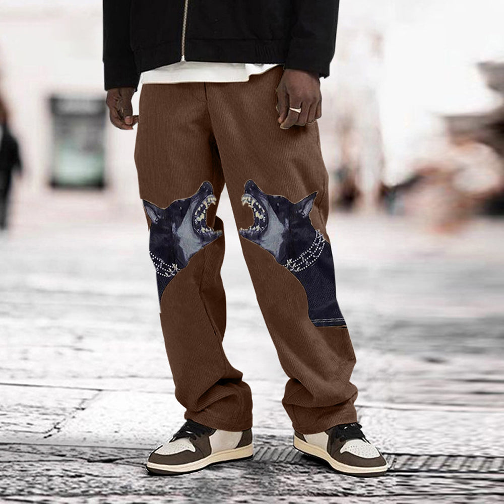 Macymars™ Men's Casual Dog Print Loose Pants