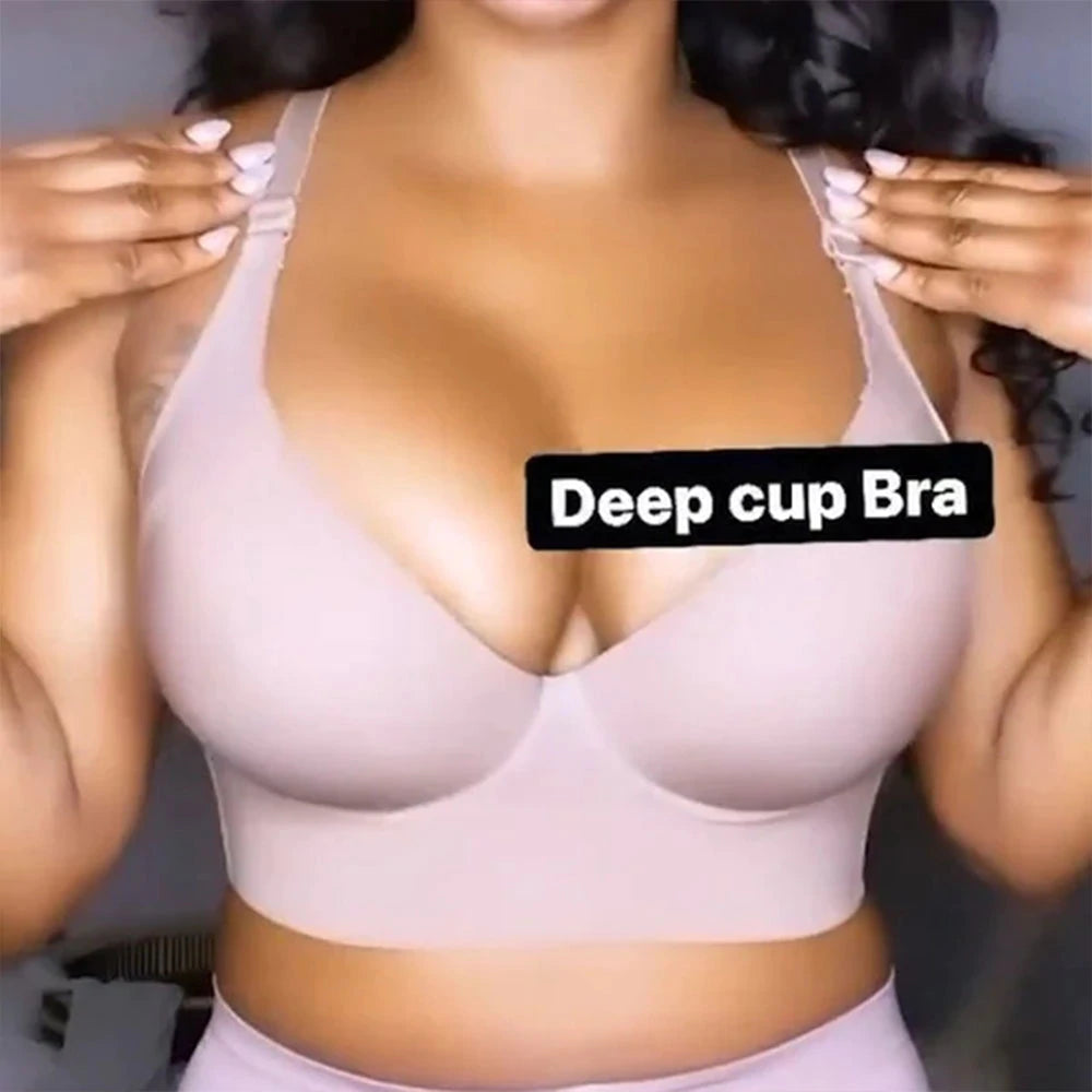 Macymars™ Fashion Deep Cup Bra with Shapewear Incorporated