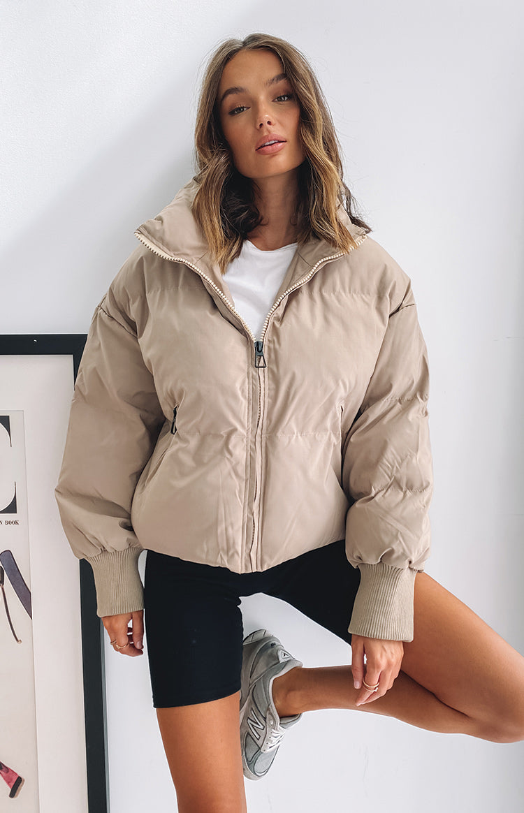 Long Sleeve Zip Puffer Jacket