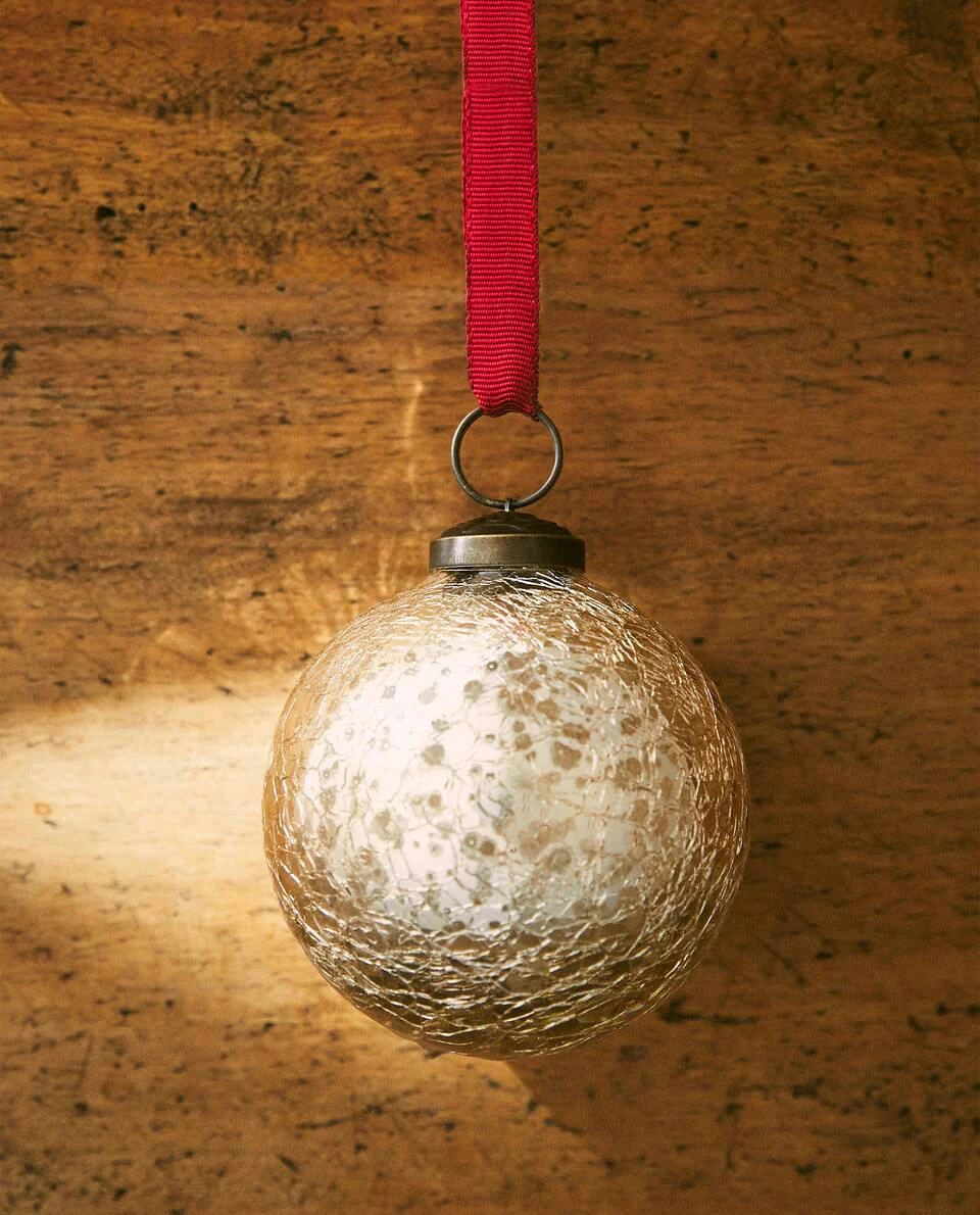 MERCURISED GLASS CHRISTMAS DECORATION