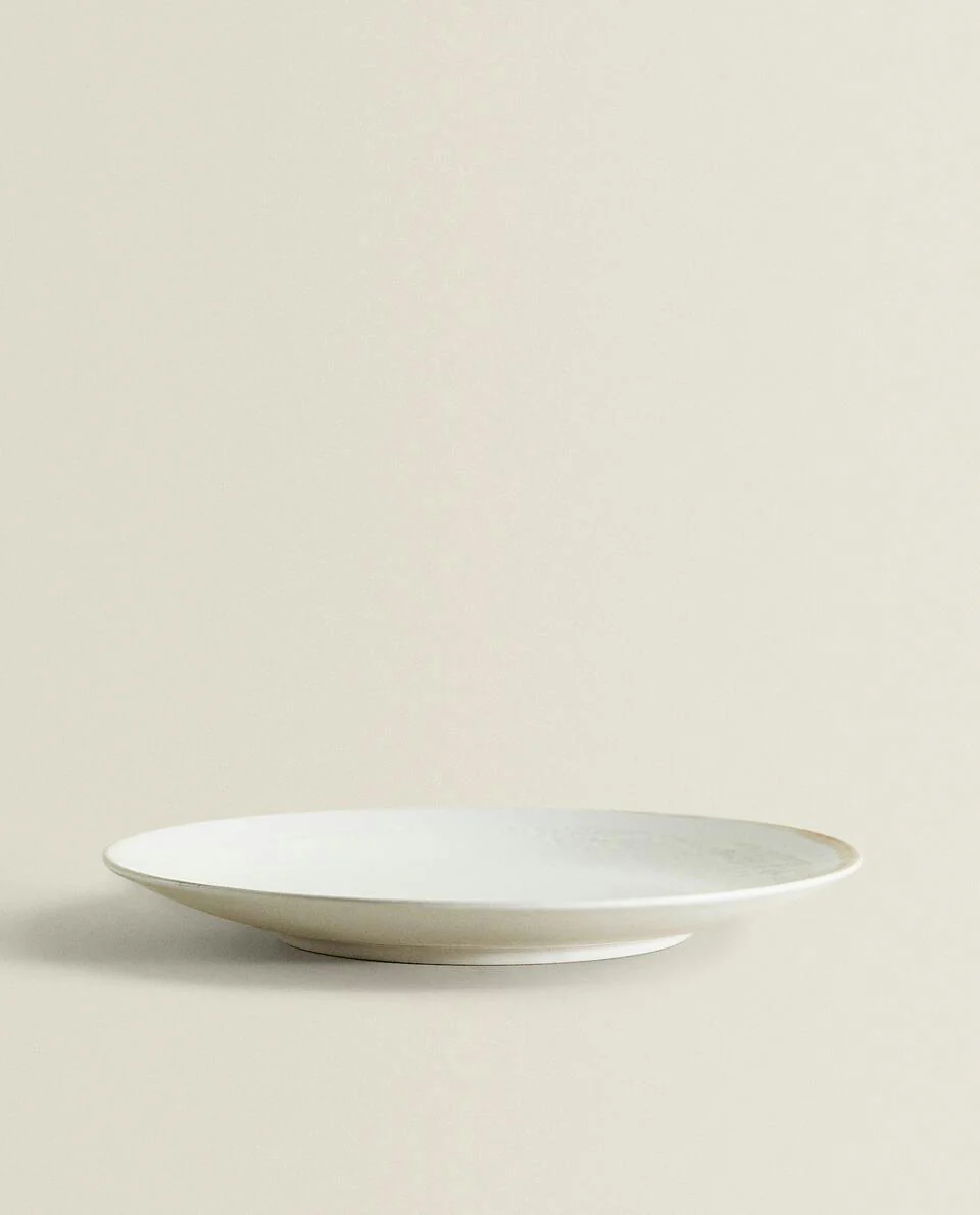 STONEWARE DESSERT PLATE