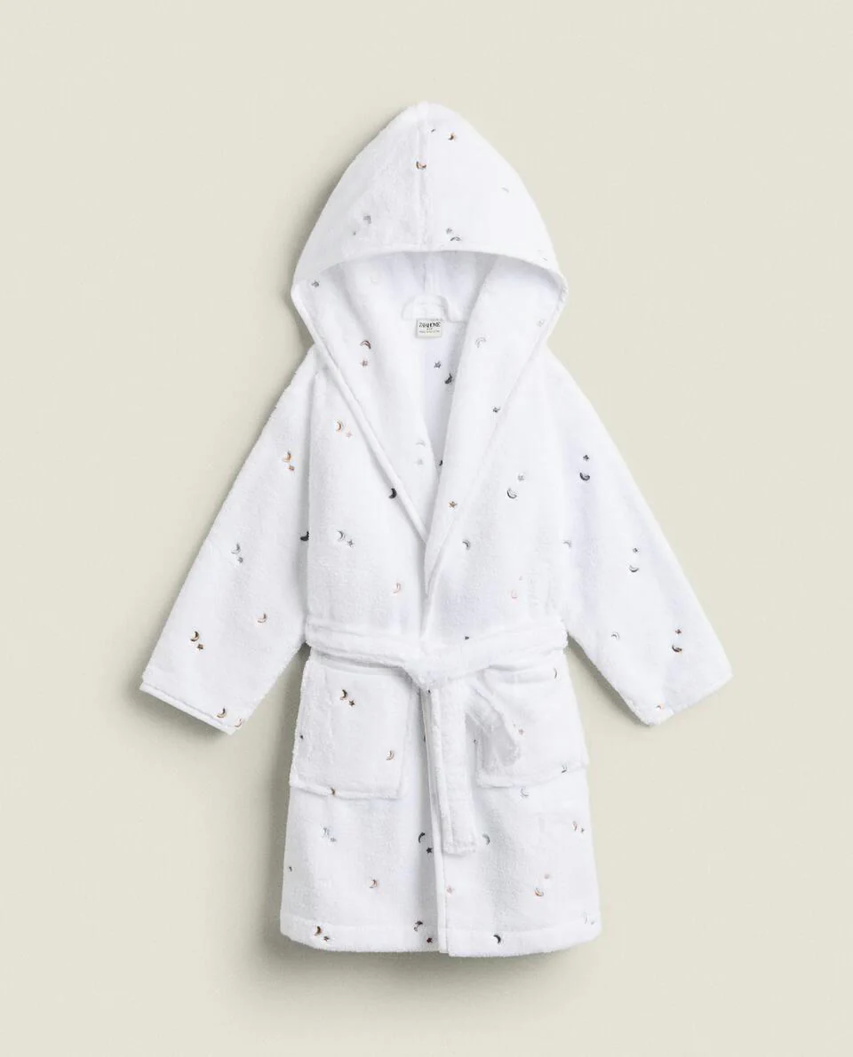 CHILDREN'S MOON BATHROBE