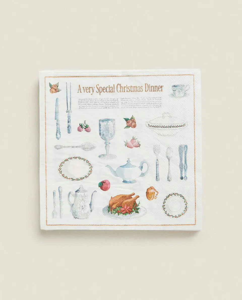 PACK OF PAPER CHRISTMAS NAPKINS (PACK OF 20)