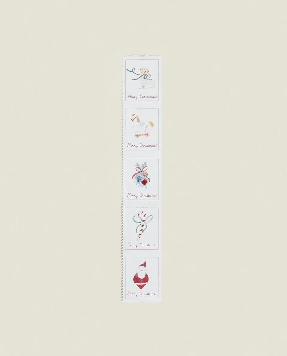 PACK OF CHILDREN’S CHRISTMAS ADHESIVE STAMPS (PACK OF 25)